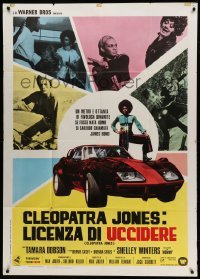 2c719 CLEOPATRA JONES Italian 1p '73 dynamite Tamara Dobson is the hottest super agent ever!