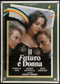 2c771 FUTURE IS WOMAN Italian 1p '84 sexy Ornella Muti between Hanna Schygulla & Niels Arestrup!