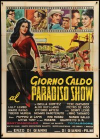 2c777 GIORNO CALDO AL PARADISO SHOW Italian 1p '62 great art of sexy girls by DeAmicis!