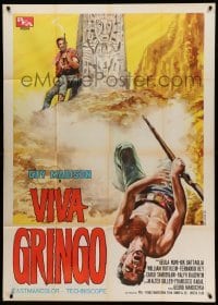 2c838 LEGACY OF THE INCAS Italian 1p '65 Georg Marischka's Das Vermachtnis des Inka, cool art!