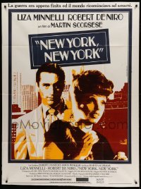 2c864 NEW YORK NEW YORK Italian 1p '77 different close up of Robert De Niro & Liza Minnelli!
