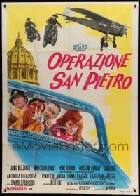 2c877 OPERATION ST. PETER'S Italian 1p '67 art of Edward G. Robinson, directed by Lucio Fulci!