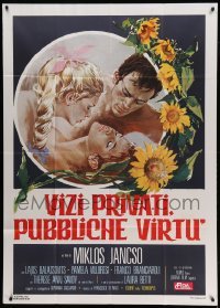 2c888 PRIVATE VICES, PUBLIC PLEASURES Italian 1p '76 Italian/Yugoslavian romance, sexy art!