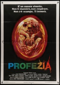 2c889 PROPHECY Italian 1p '79 John Frankenheimer, art of monster in embryo by Paul Lehr!