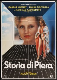 2c942 STORY OF PIERA Italian 1p '83 Storia di Piera, Hanna Schygulla, Isabelle Huppert