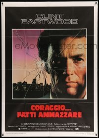 2c945 SUDDEN IMPACT Italian 1p '84 Clint Eastwood is at it again as Dirty Harry, great image!