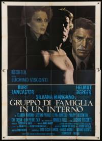 2c437 CONVERSATION PIECE Italian 2p '74 Luchino Visconti, Burt Lancaster, Silvana Mangano!