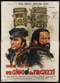 2c438 CONVOY BUDDIES Italian 2p '75 Tarantelli art of truck drivers Paul Smith & Antonio Cantafora