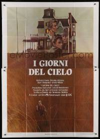 2c448 DAYS OF HEAVEN Italian 2p '79 Richard Gere, Brooke Adams, directed by Terrence Malick!