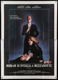 2c501 HUNGER Italian 2p '83 vampire Catherine Deneuve & rocker David Bowie!