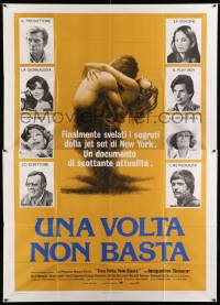 2c570 ONCE IS NOT ENOUGH Italian 2p '75 Kirk Douglas, Alexis Smith, written by Jacqueline Susann!