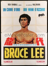 2c587 REAL BRUCE LEE Italian 2p '73 Hong Kong martial arts documentary that guarantees it is him!