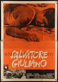 2c595 SALVATORE GIULIANO Italian 2p '65 the life & death of Sicily's outstanding outlaw!