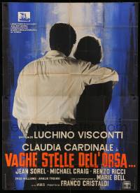 2c596 SANDRA awards Italian 2p '65 Luchino Visconti, Claudia Cardinale loves her brother too much!