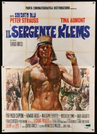 2c602 SERGEANT KLEMS Italian 2p '71 Sergio Grieco, Casaro art of naked soldier Peter Strauss!