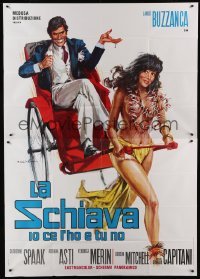 2c610 SLAVE Italian 2p '73 Ciriello art of sexy Merin & Buzzanca in ultimate bad taste comedy!