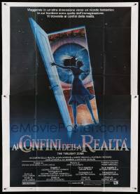 2c635 TWILIGHT ZONE Italian 2p '83 George Miller, Steven Spielberg, Dante, from Rod Serling series