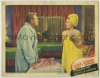 2d015 ADAM'S RIB LC #6 '49 husband & wife Spencer Tracy & Katharine Hepburn in bath robes!