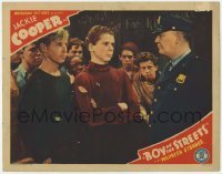 2d091 BOY OF THE STREETS LC '38 policeman talks to Jackie Cooper & other tough teen gang members!