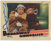 2d100 BROADWAY GONDOLIER LC '35 great close up of scared Joan Blondell squeezing Grant Mitchell!