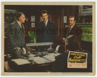 2d111 CALL NORTHSIDE 777 LC #4 '48 James Stewart, Lee J. Cobb & two others in office, film noir!