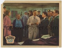 2d123 CHARLIE CHAN IN HONOLULU LC '38 detective Sidney Toler explains to Victor Sen Yung & others!