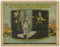 2d132 CIVILIZATION LC R1931 Thomas Ince anti-war classic, decorated officer orders man to leave!