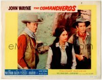 2d138 COMANCHEROS LC #7 '61 John Wayne, Stuart Whitman, Ina Balin, directed by Michael Curtiz!