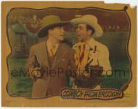 2d146 COWBOY FROM BROOKLYN LC '38 wacky c/u of Dick Powell yelling at Pat O'Brien with two guns!