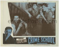 2d151 CRIME SCHOOL LC #7 R56 juvenile delinquents the Dead End Kids loitering by stairs!