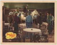 2d164 DAYS OF BUFFALO BILL LC '46 great image of cowboy Sunset Carson on horseback inside saloon!