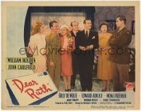 2d166 DEAR RUTH LC #1 '47 entire cast stares at soldier William Holden, many amused!
