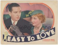 2d186 EASY TO LOVE LC '34 great close up of Genevieve Tobin smiling at Edward Everett Horton!