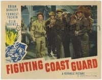 2d210 FIGHTING COAST GUARD LC #2 '51 Forrest Tucker, Russell, Jaeckel & soldiers all in uniform!