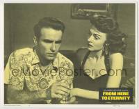 2d232 FROM HERE TO ETERNITY LC #2 R78 c/u of Donna Reed comforting Montgomery Clift with drink!