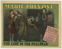 2d251 GIRL IN THE PULLMAN LC '27 Marie Prevost, young Franklin Pangborn by couple kissing on train!