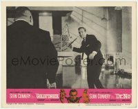 2d262 GOLDFINGER/DR. NO LC #8 '66 Sean Connery as James Bond attacking Harold Oddjob Sakata!