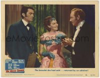 2d268 GREAT SINNER LC #4 '49 close up of Gregory Peck, sexy Ava Gardner & Melvyn Douglas!
