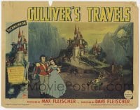 2d270 GULLIVER'S TRAVELS LC '39 feature cartoon by Dave Fleischer, Prince & Princess by castle!