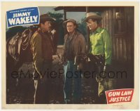 2d272 GUN LAW JUSTICE LC #3 '49 cowboy Jimmy Wakely & Dub Cannonball Taylor catch the bad guy!