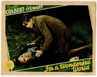 2d328 IT'S A WONDERFUL WORLD LC '39 close up of Jimmy Stewart over unconscious Nat Pendleton!