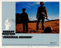 2d338 JEREMIAH JOHNSON LC #8 '72 Robert Redford & Josh Albee look at Gierasch buried to his neck!