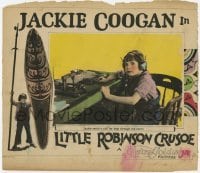 2d372 LITTLE ROBINSON CRUSOE LC '24 Jackie Coogan sends a radio call for help from boat in storm!