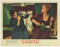 2d373 LOLITA LC #3 '62 Stanley Kubrick, James Mason w/ Shelley Winters when she learns the truth!