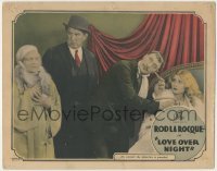 2d381 LOVE OVER NIGHT LC '28 wacky gag of doctor examining pretty blonde instead of old lady!