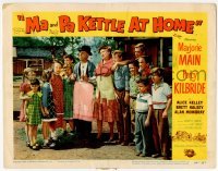 2d387 MA & PA KETTLE AT HOME LC #7 '54 Marjorie Main & Percy Kilbride with lots of kids!