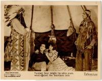 2d399 MANDAN'S OATH LC '24 Native Americans weigh the words of young white couple in teepee!