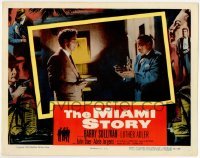 2d411 MIAMI STORY LC '54 Barry Sullivan with gun puts the Big Heat on the mob!