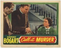 2d412 MIDNIGHT LC #2 R47 close up of Henry Hull holding gun by Sylvia Sidney, Call It Murder!