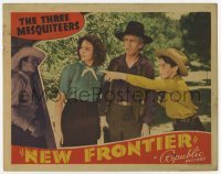 2d446 NEW FRONTIER LC '39 close up of Jennifer Jones with Bill Wolfe & young cowboy!